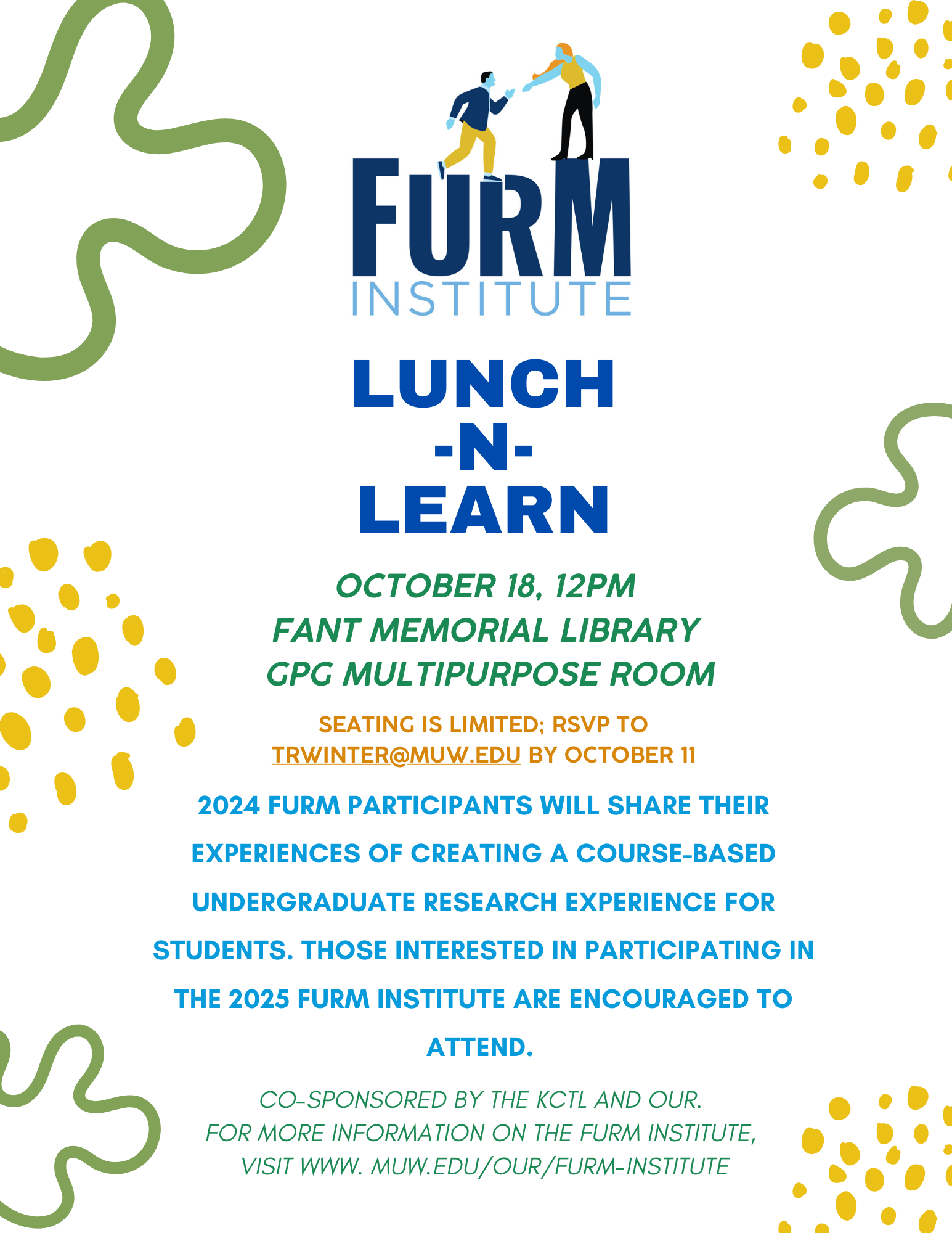 Fall FURM Lunch-n-learn